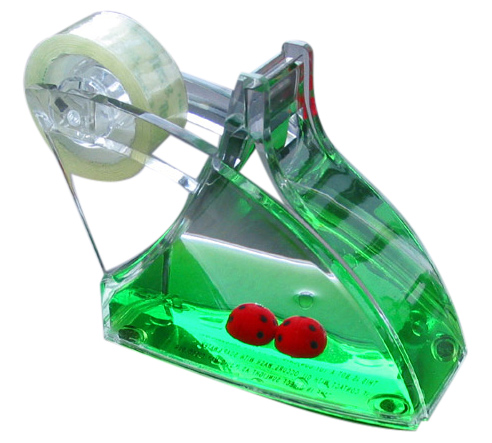  Liquid Acrylic Tape Dispener with Fancy Floater ( Liquid Acrylic Tape Dispener with Fancy Floater)