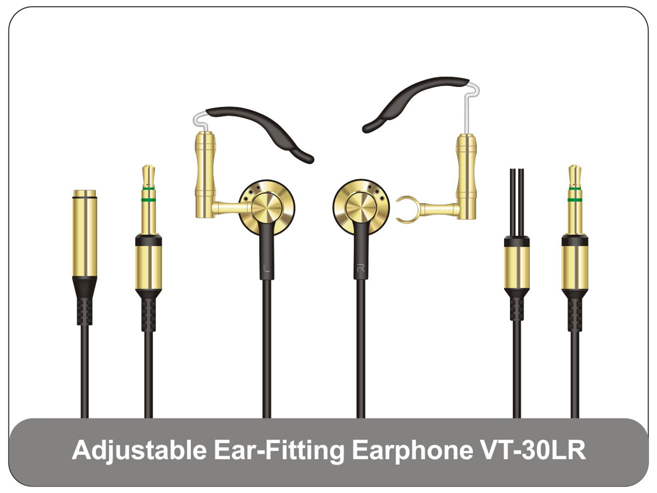  Adjustable Ear-Fitting Earphone