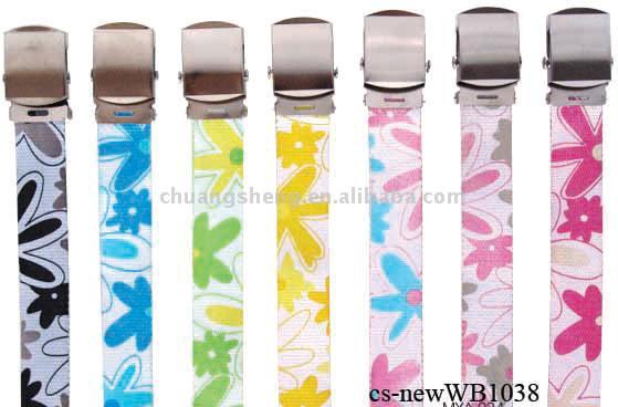  4 Colors Printing Webbing Belt (4 цветная печать Webbing Пояс)