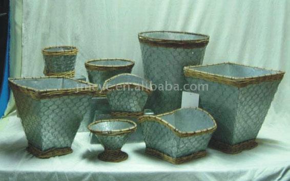  Chicken Wire Series Flower Pot (Проволочной сеткой, серия Горшок)