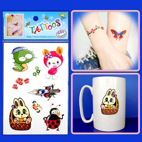  Color Tattoo Stickers (Color Tattoo Aufkleber)