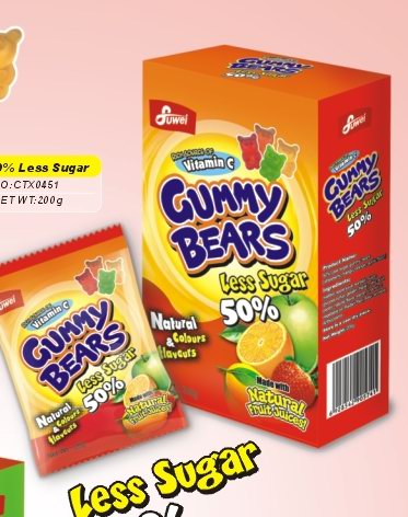  Gummy Bear (Less Sugar 50%) (Gummy Bear (меньше сахара 50%))