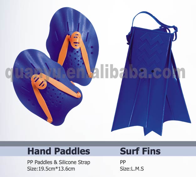  Hand Paddles and Surf Fins