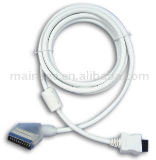  Scart Cable for Wii (Scart-Kabel für Wii)