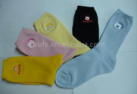  Girl`s Embroidered Socks (Girl`s вышитые носки)