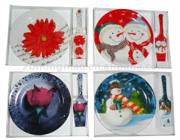  Cake Plate with Server (Cake Plate avec Server)