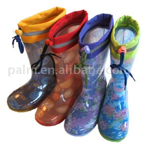  2 Colours Children`s PVC Rain Boots (ПВХ Rain 2 цвета Детские сапоги)