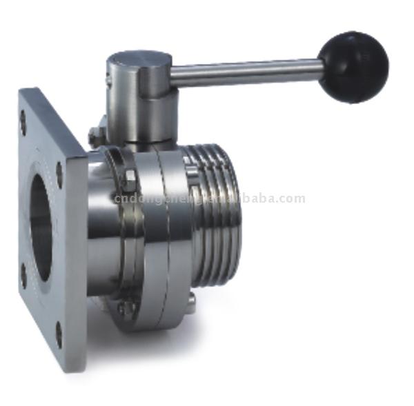  One End Flange/One End Welded Butterfly Valve (Ein Ende Flansch / Ein Ende Geschweißte Absperrklappe)