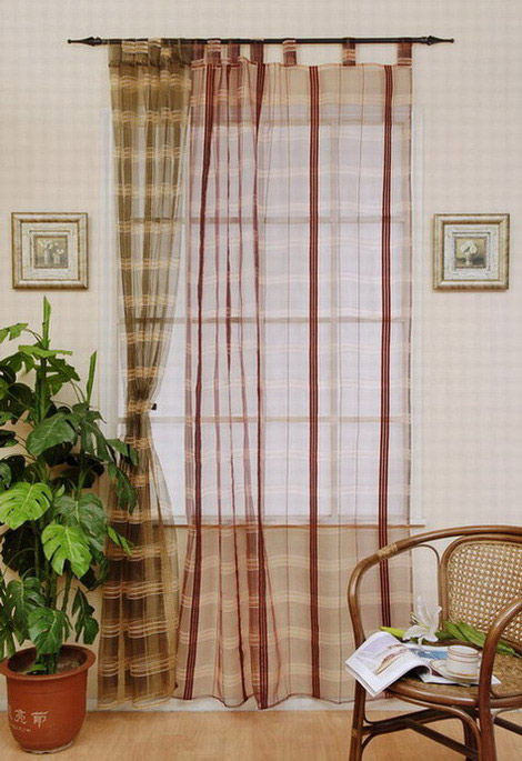  Chenille Organza Curtain ( Chenille Organza Curtain)