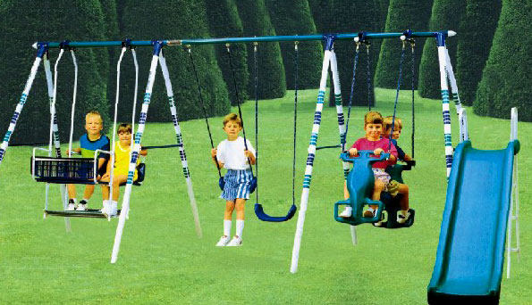  Swing/Seesaw and Slide Board Combination (Swing / Seesaw et Slide Conseil Combination)