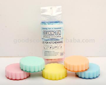  Flower Shape Sponge Scrubber