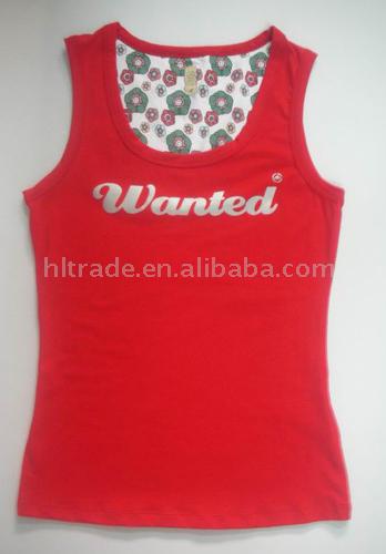  Women`s Sleeveless T-Shirt (Рукавов Women`s T-Shirt)