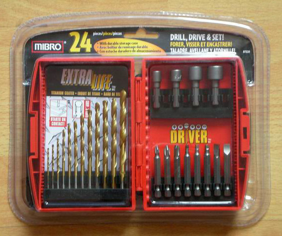  24pc Drill, Bit and Nut Driver Set ( 24pc Drill, Bit and Nut Driver Set)