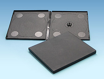  10mm Single Black DVD Case (10mm Single Black Boîtier DVD)