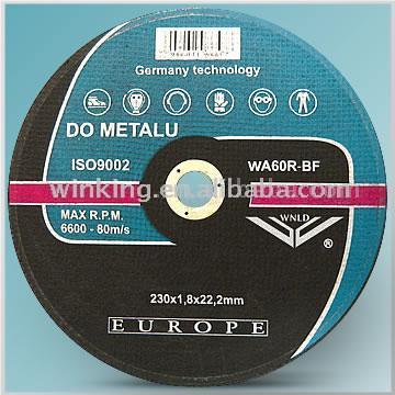  Flat Cutting Wheel for Stainless Steel