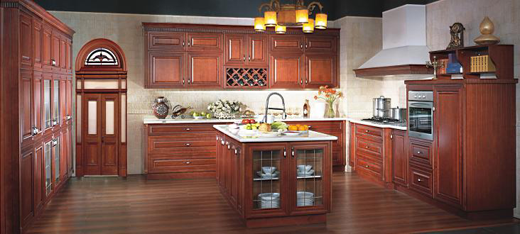  Solid Wood Kitchen Cabinet (Твердое дерево кухонный шкаф)