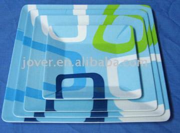  Melamine Square Plate ( Melamine Square Plate)