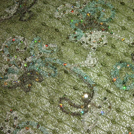  Allover Cording Embroidery Fabric ( Allover Cording Embroidery Fabric)