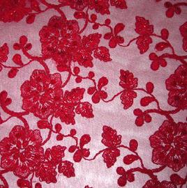  Allover Cording Embroidery Tulle ( Allover Cording Embroidery Tulle)