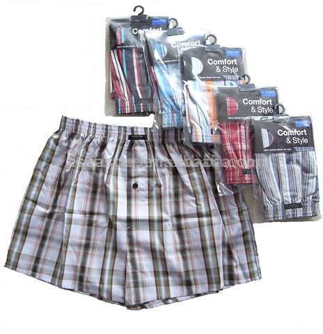  Men`s Yarn-Dyed Boxers ( Men`s Yarn-Dyed Boxers)