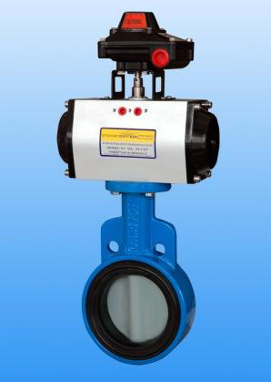  Pneumatic Butterfly Valve (Пневматический клапан бабочка)