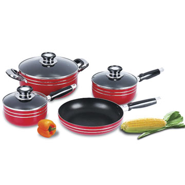  7pc Cookware Set (7pc посуда Установить)