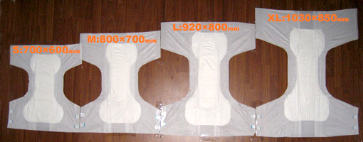  Four-Size Adult Diaper ( Four-Size Adult Diaper)