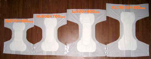 Four-Size Adult Diaper (Quatre-Size Adult Diaper)