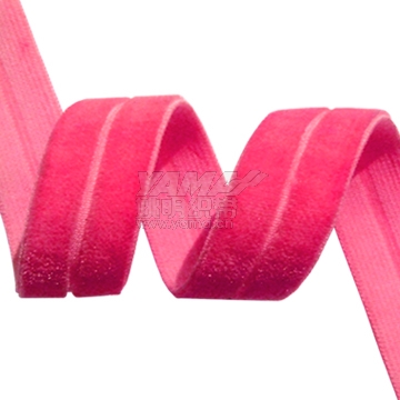 Fold Elastic Velvet Ribbon