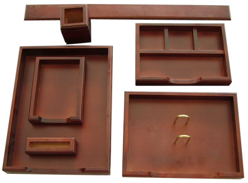  Wood Desk Set (Wood письменный прибор)