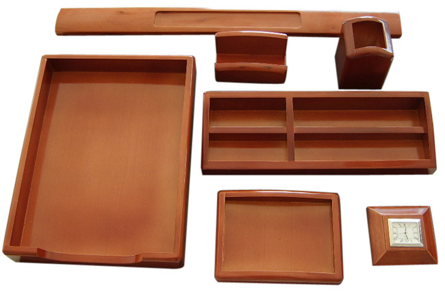  Wood Desk Set (Wood Desk Set)
