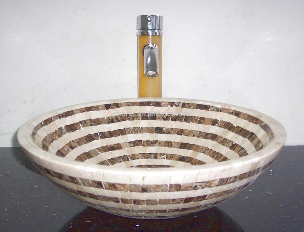  Mosaic Stone Basin ( Mosaic Stone Basin)