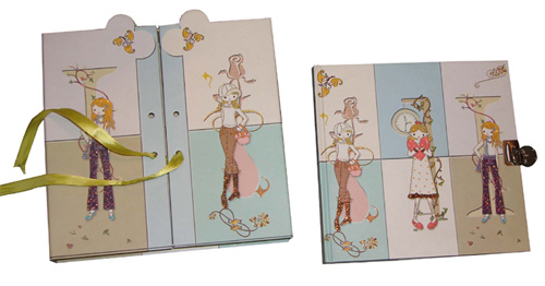  Diary with Glitter in Gift Box (Tagebuch mit Glitter in Geschenkbox)