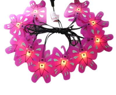  10pcs PVC Mini Lights with Butterfly Shape (10pcs PVC Mini Lights avec Butterfly Shape)