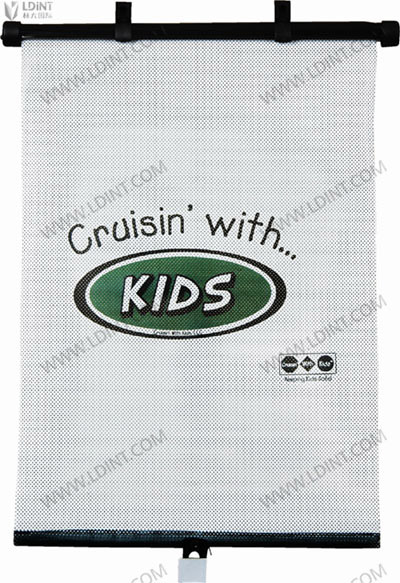  PVC Roll-Up Sun Shade For Car Side Windows ()