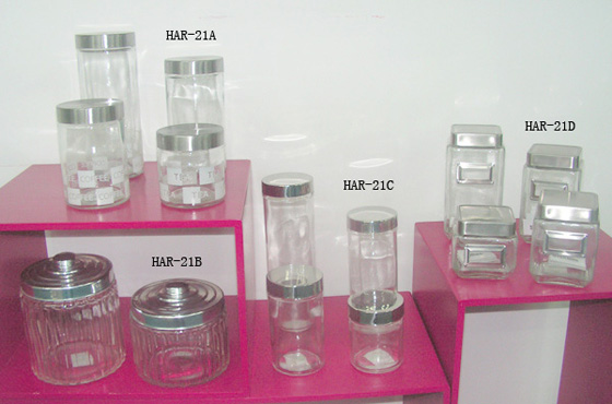 Glass Kanister Set (Glass Kanister Set)