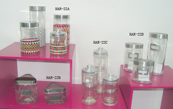  Glass Canister Set (Glass Kanister Set)