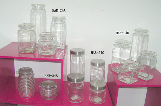 Glass Kanister Set (Glass Kanister Set)