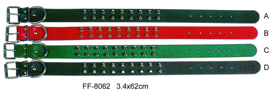  Leather Dog Collar FF-8062 ( Leather Dog Collar FF-8062)