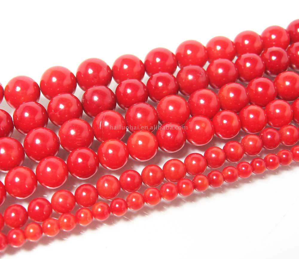  Bamboo Coral Beads (Corail Perles)