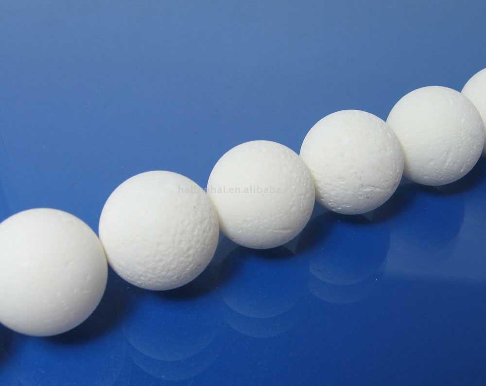  White Coral Beads