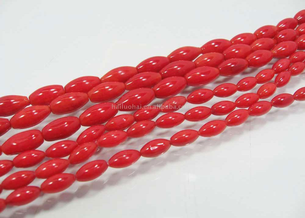  Bamboo Coral Rice Beads (Бамбук Райс Коралловые бусы)