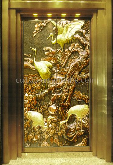  Copper Elevator Door (Медные двери лифта)