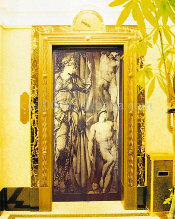 Copper Elevator Door (Copper Door Ascenseur)