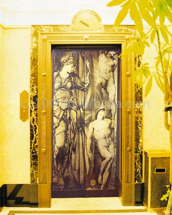  Copper Elevator Door (Copper Door Ascenseur)