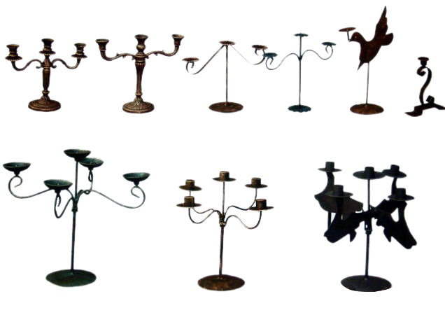  Cast Iron Candle Stand (Fonte Bougeoir)