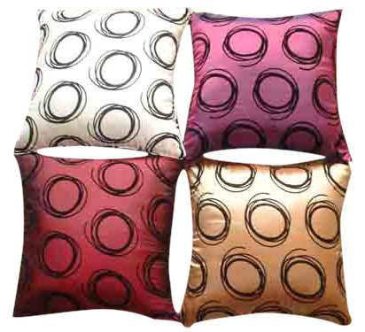  Taffeta with Flocking Cushion (Taft mit Flockdruck Kissen)