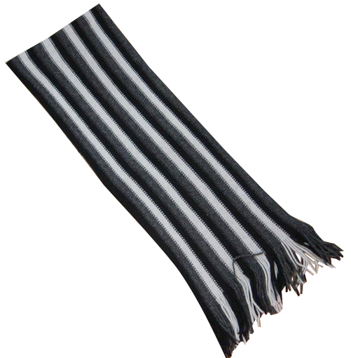  Men`s Wool/Cashmere Tatting Scarf ( Men`s Wool/Cashmere Tatting Scarf)