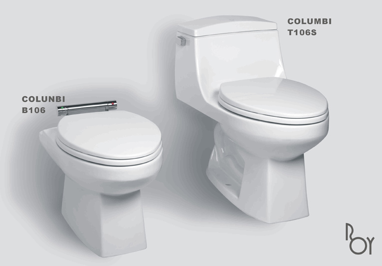  Columbi Toilet and Bidet (Columbi WC et bidet)