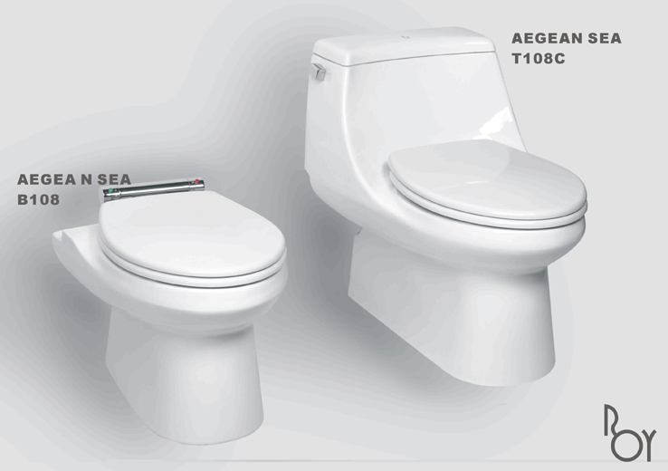  Aegean Sea Toilet and Bidet (Aegean Sea WC et bidet)